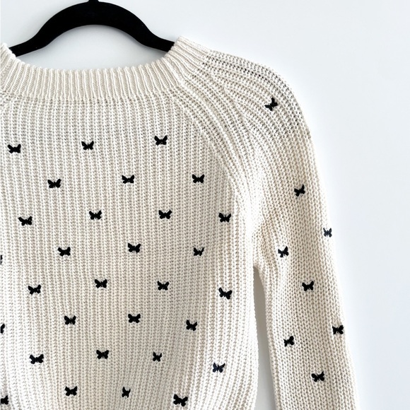Zara Embroidered Butterfly Sweater - Picture 6 of 7